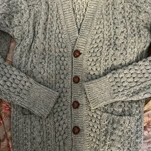 Vintage GAP Of DUNLOE INDUSTRIES/Pure Wool Handloomed Sweater green chunky